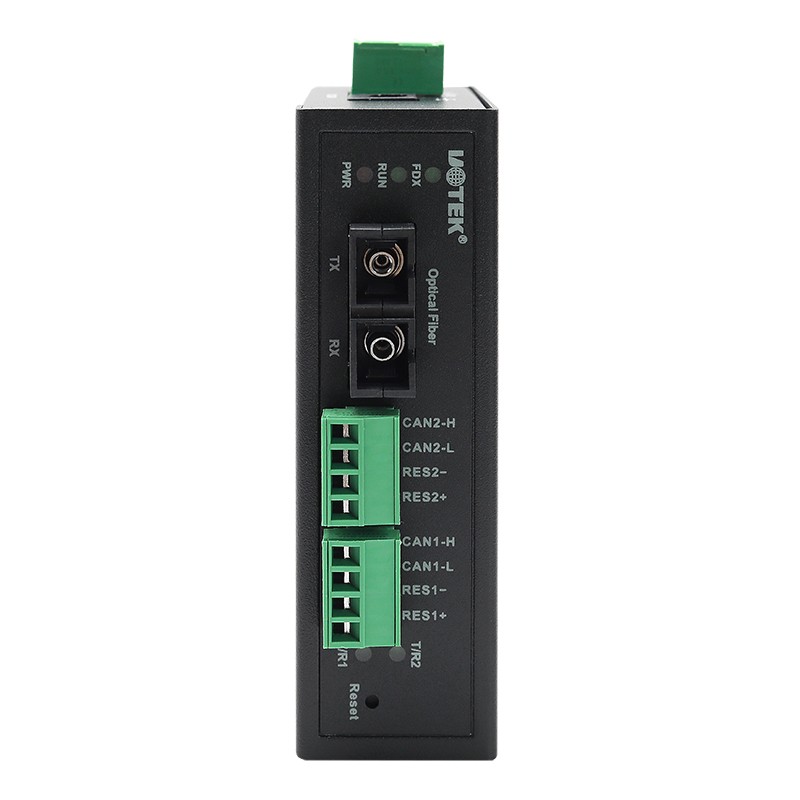 100M光纖轉(zhuǎn)2路 CANBUS 轉(zhuǎn)換器
